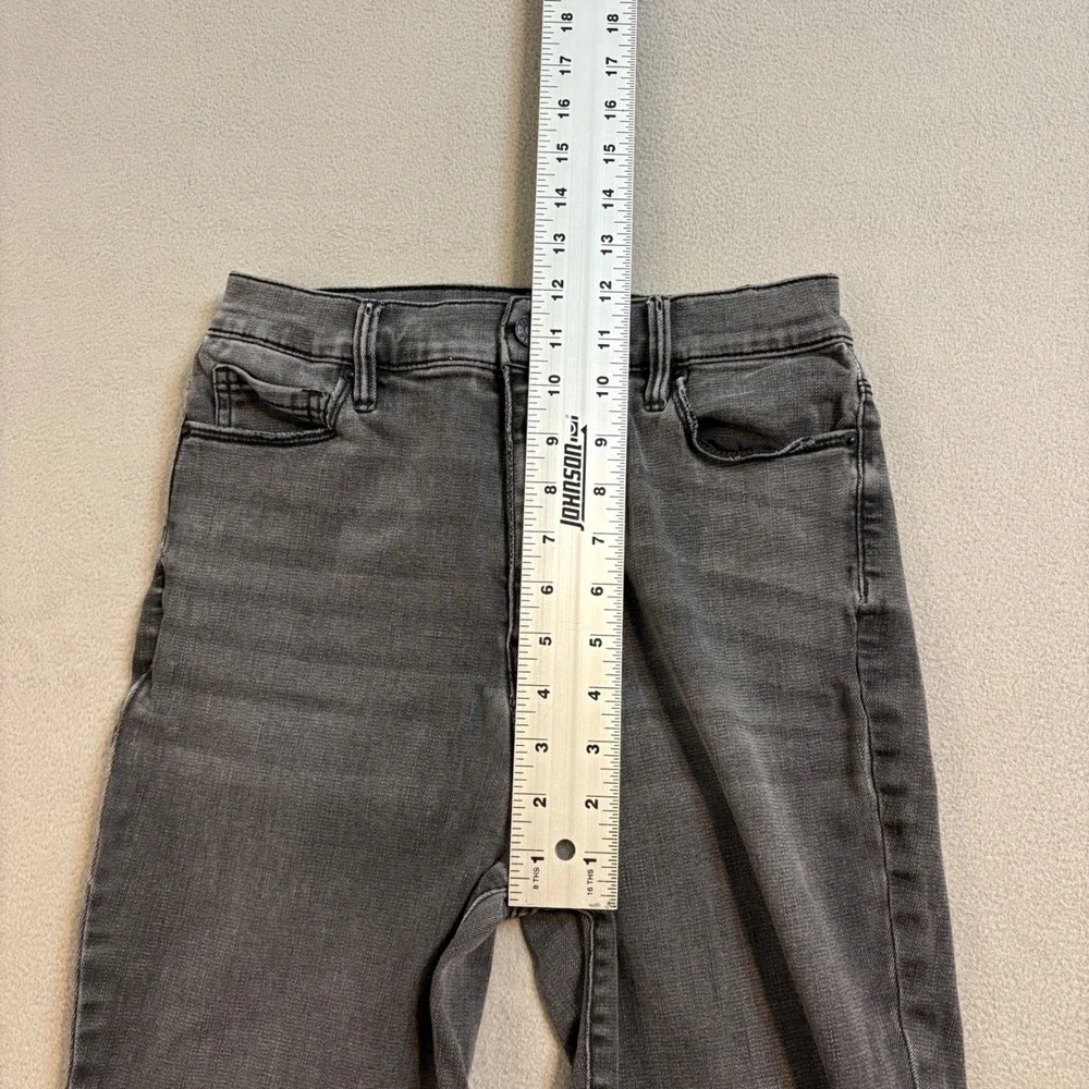 PacSun Women Super High Rise Skinny Jeans Jegging Raw Hem Stretch Sz 28